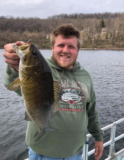 Smallmouth bite is on in the Delaware River